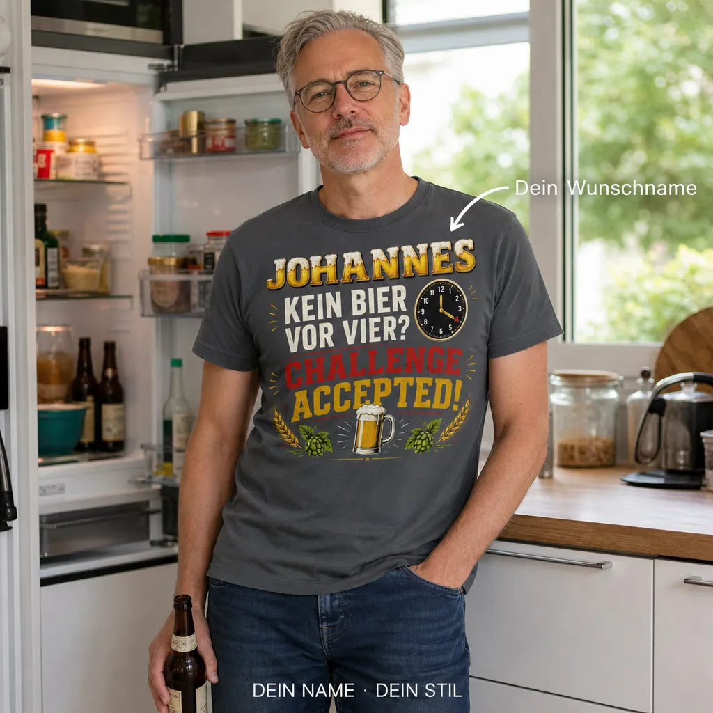 Personalisiertes Bier T-Shirt mit Namen - Diese Woche war betrinkenswert