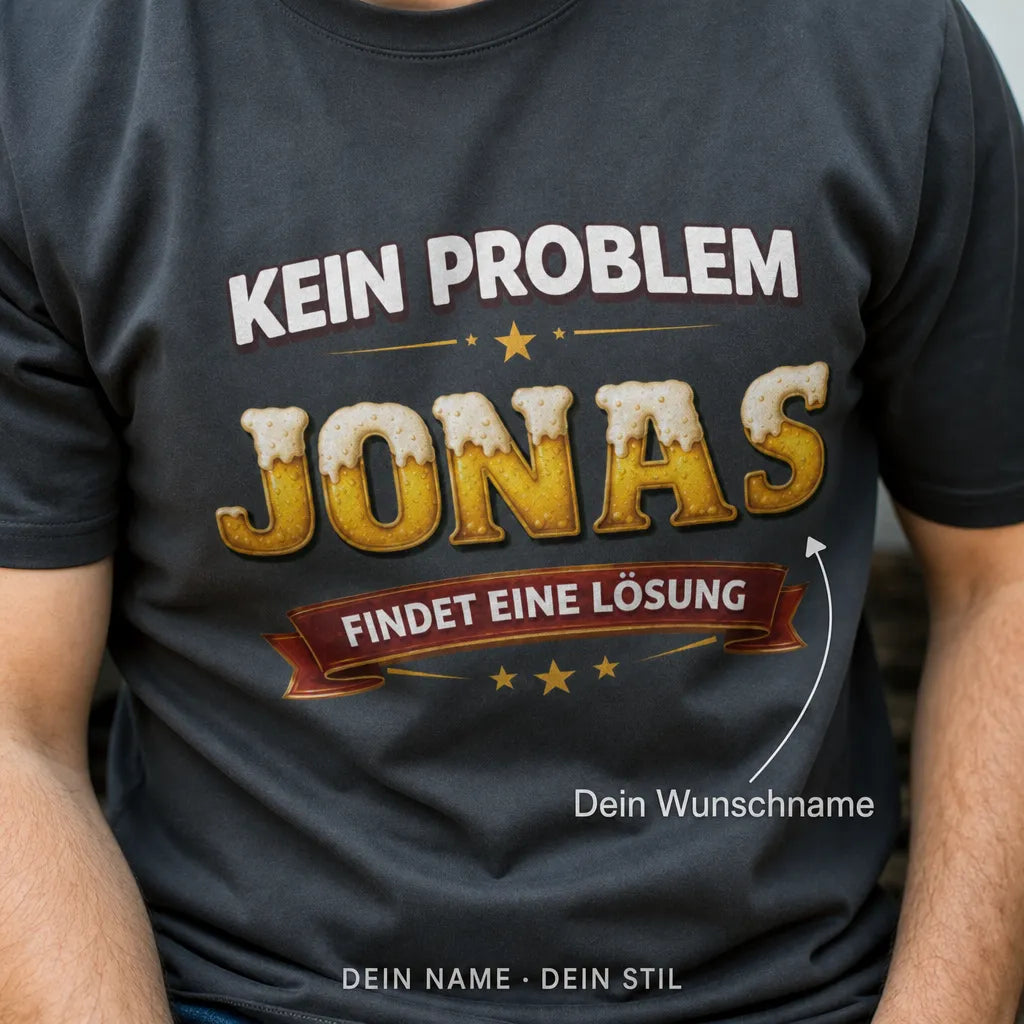 Personalisiertes Original T-Shirt mit Namen - Ich weiß, wer ich bin