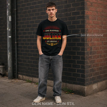 Personalisiertes Klassiker T-Shirt mit Namen - Ein echtes Original seit je