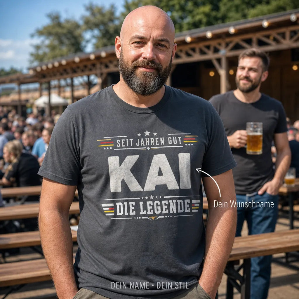 Personalisiertes Fußball T-Shirt mit Namen - Hat Fußball verstanden