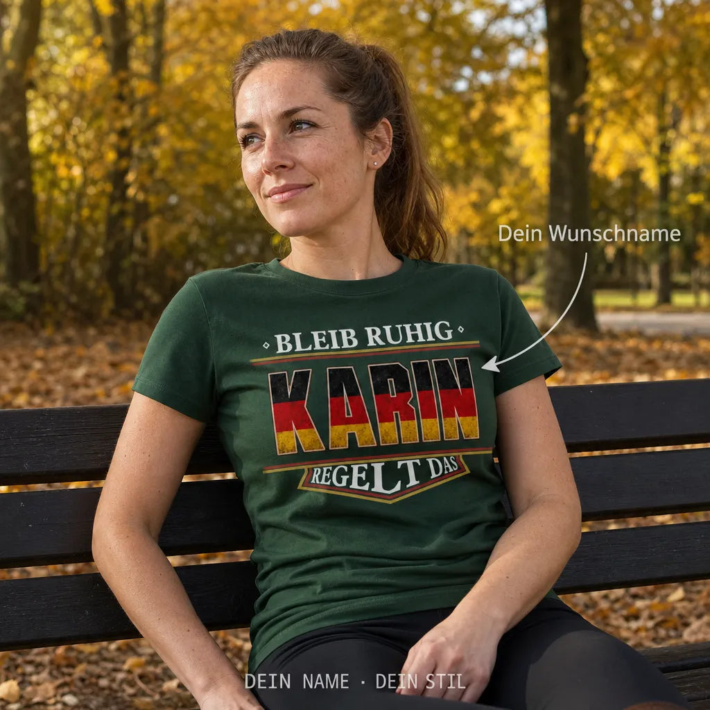 Personalisiertes Legende Deutschland T-Shirt mit Namen - Seit Jahren gut, immer!