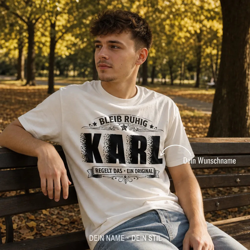 Personalisiertes Legende T-Shirt mit Namen - Man hat dich gewarnt