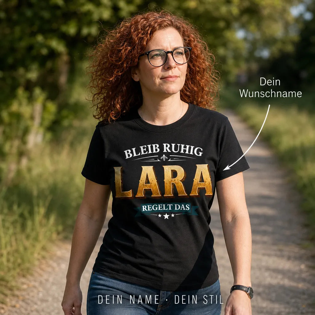 Personalisiertes Spruch T-Shirt mit Namen - Ich weiß es nur besser