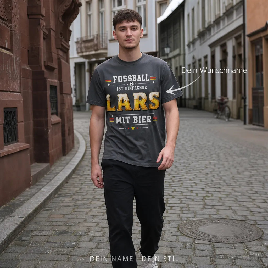 Personalisiertes Bier Geburtstag T-Shirt mit Namen - Nicht neu, nur besser