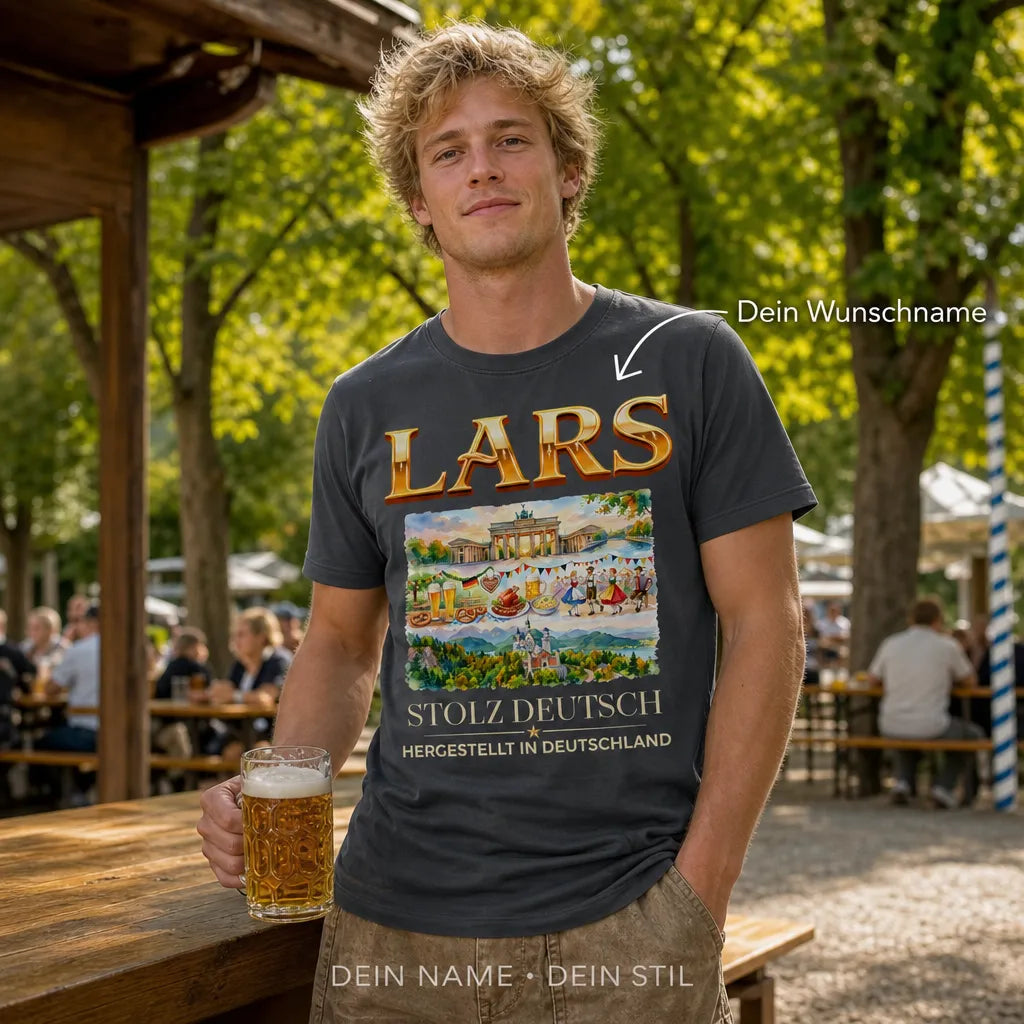Personalisiertes Deutschland T-Shirt mit Namen - Nicht für jeden gemacht
