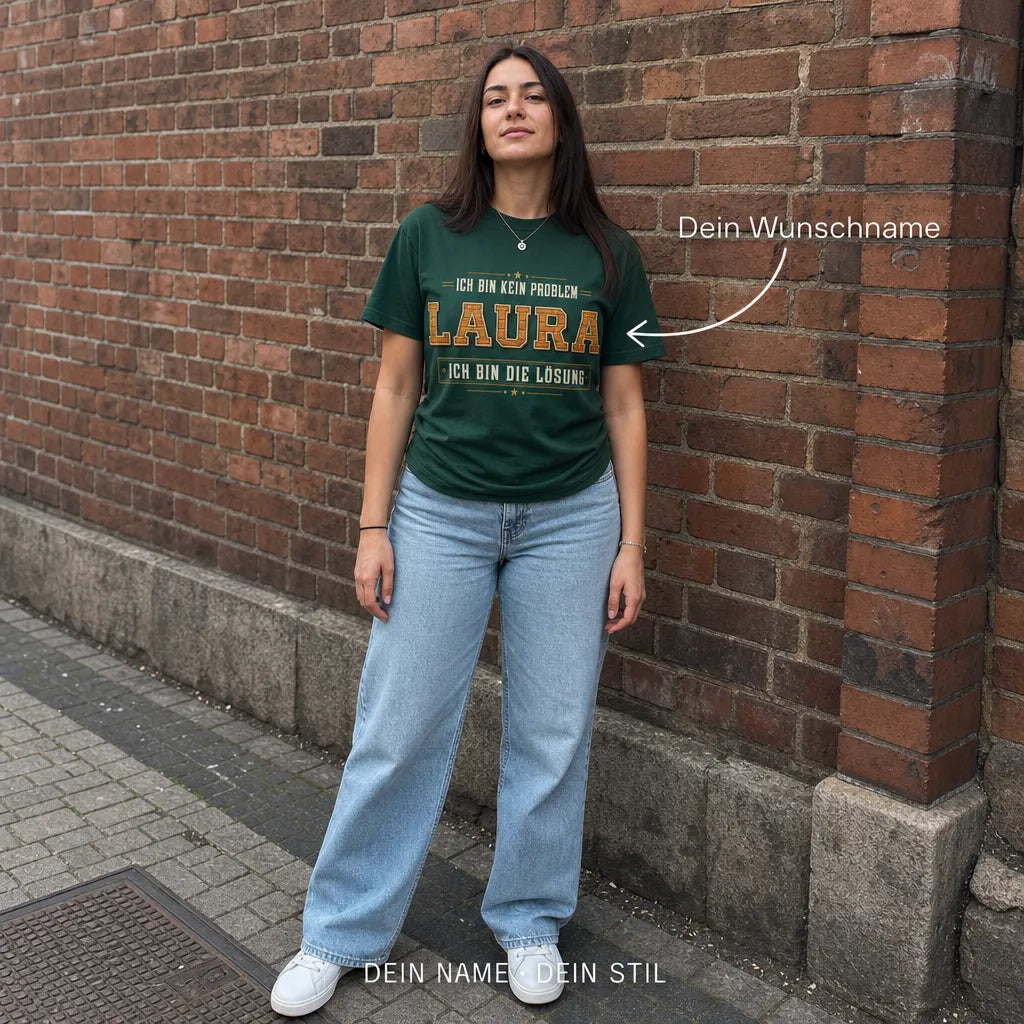 Personalisiertes Legenden T-Shirt mit Namen - Geboren um legendär zu sein