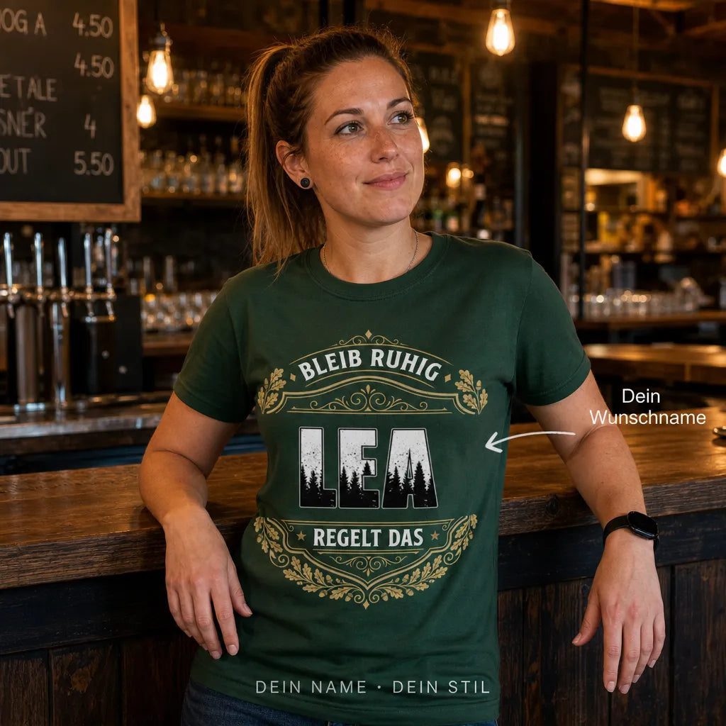 Personalisiertes Original T-Shirt mit Namen - Ich weiß, wer ich bin