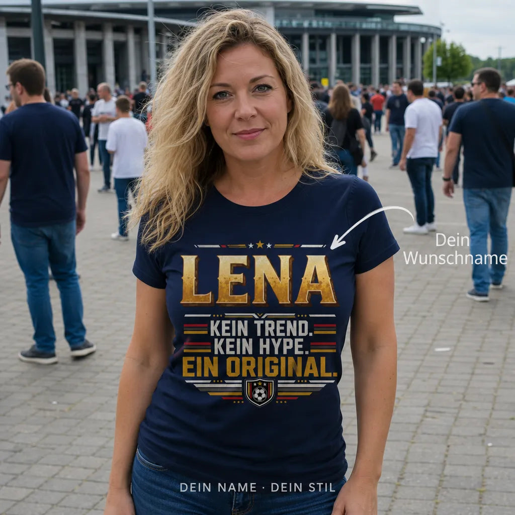Personalisiertes Fußball T-Shirt mit Namen - Kein Trend. Ein Original.
