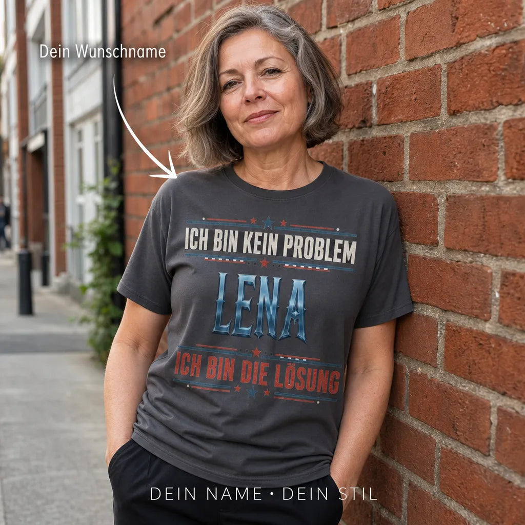 Personalisiertes Spruch T-Shirt mit Namen - Ich weiß es nur besser