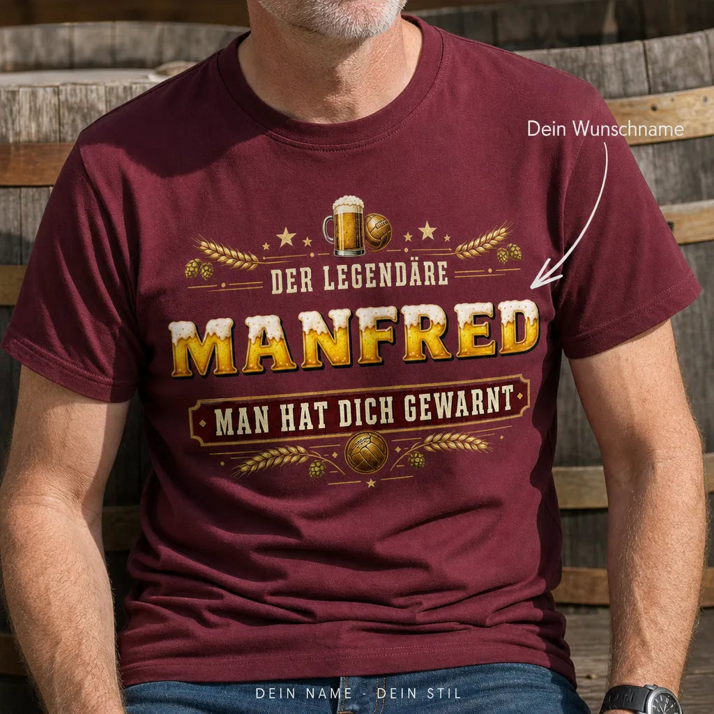 Personalisiertes Oktoberfest T-Shirt mit Namen - Wiesn Modus an!