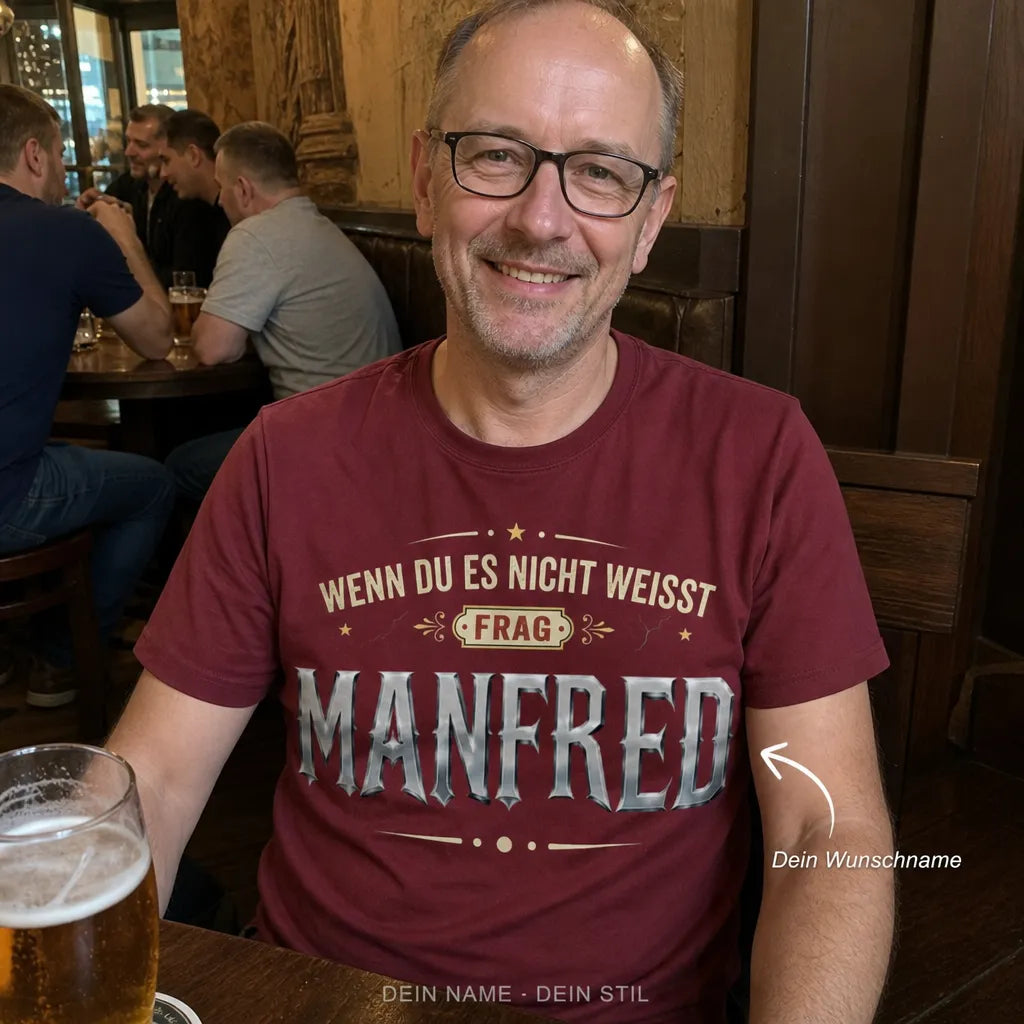 Personalisiertes Legende T-Shirt mit Namen - Vor dem alle warnen
