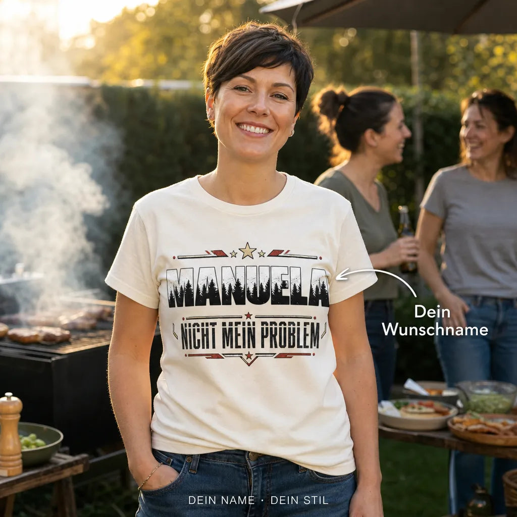 Personalisiertes Legende T-Shirt mit Namen - Geboren um legendär zu sein