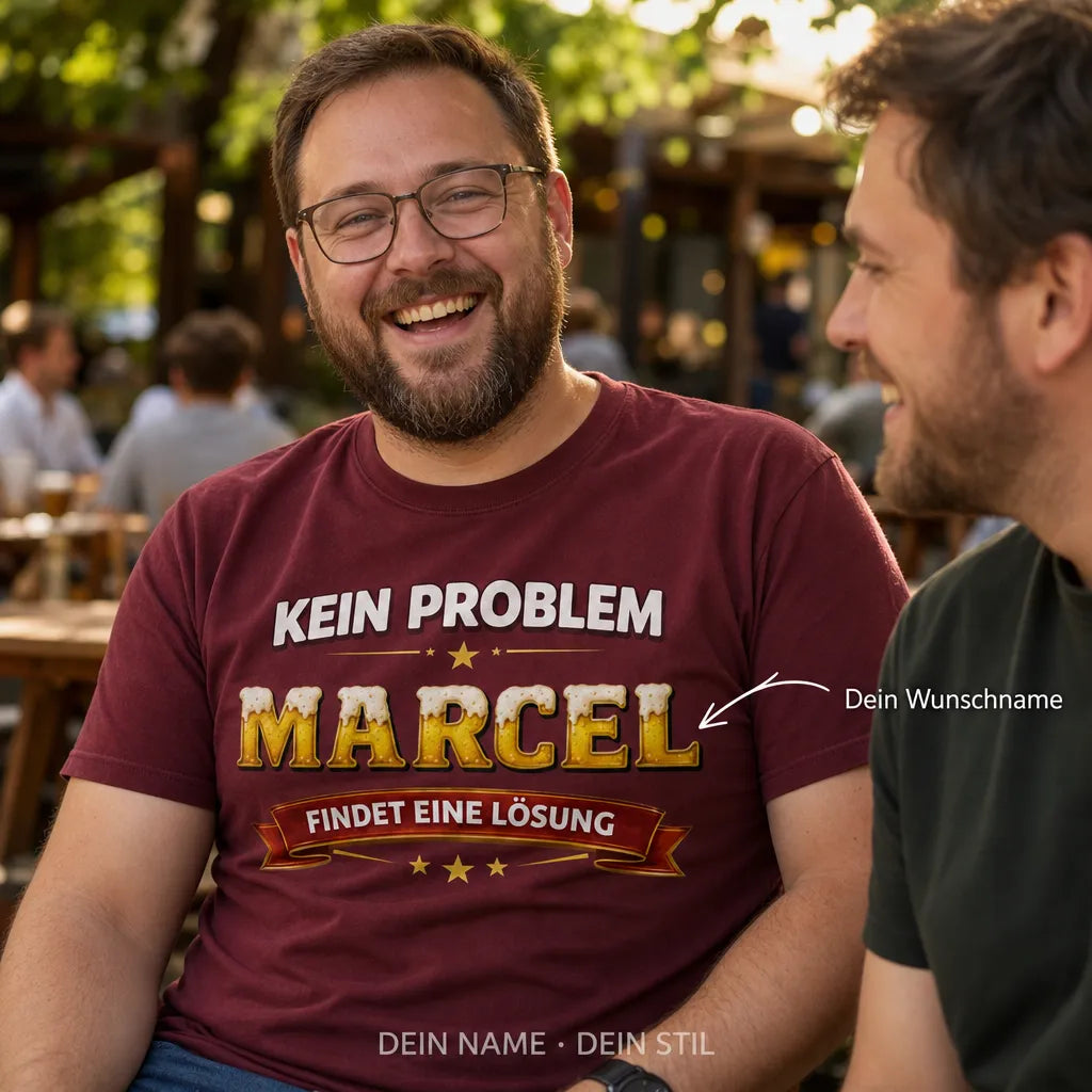 Personalisiertes Original T-Shirt mit Namen - Ich weiß, wer ich bin