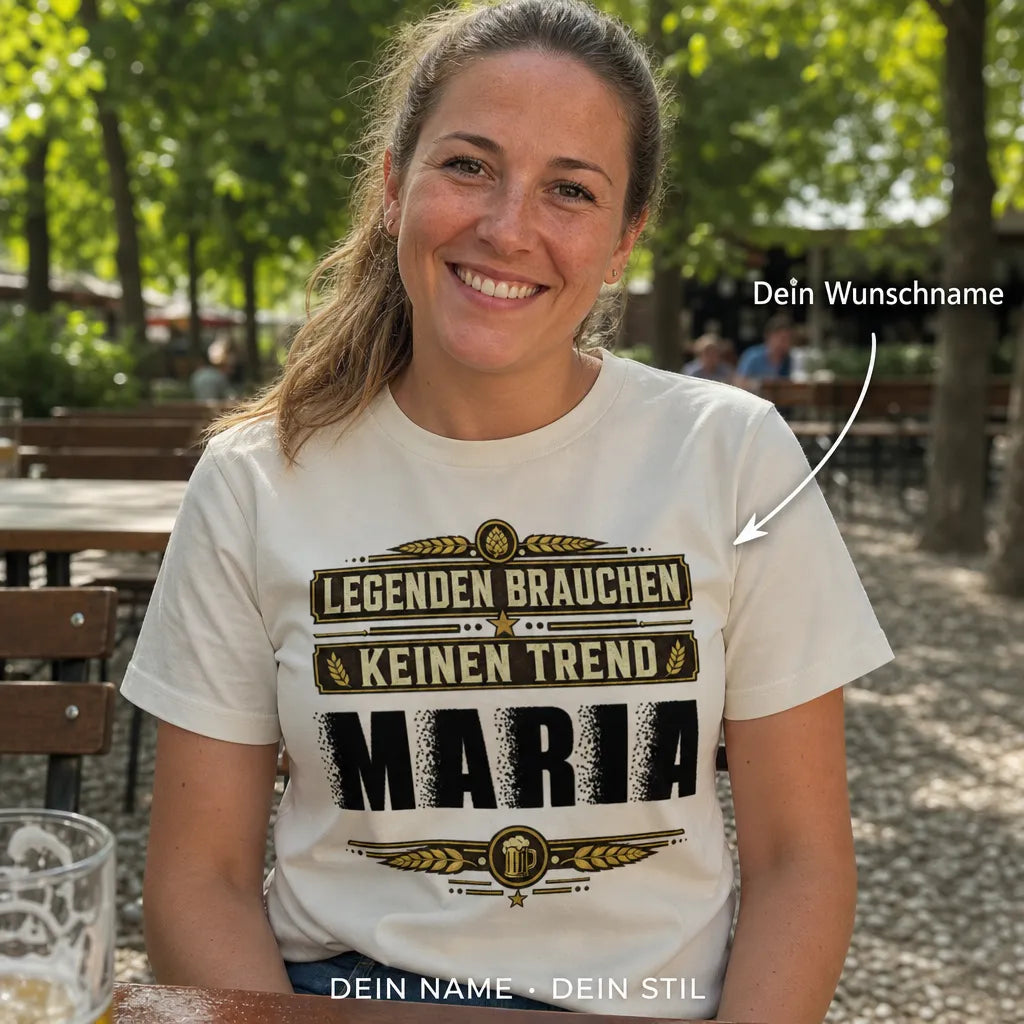 Personalisiertes Fußball T-Shirt mit Namen - Wenig Worte, Viel Echt
