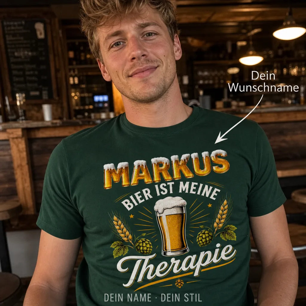 Personalisiertes Bier T-Shirt mit Namen - Diese Woche war betrinkenswert
