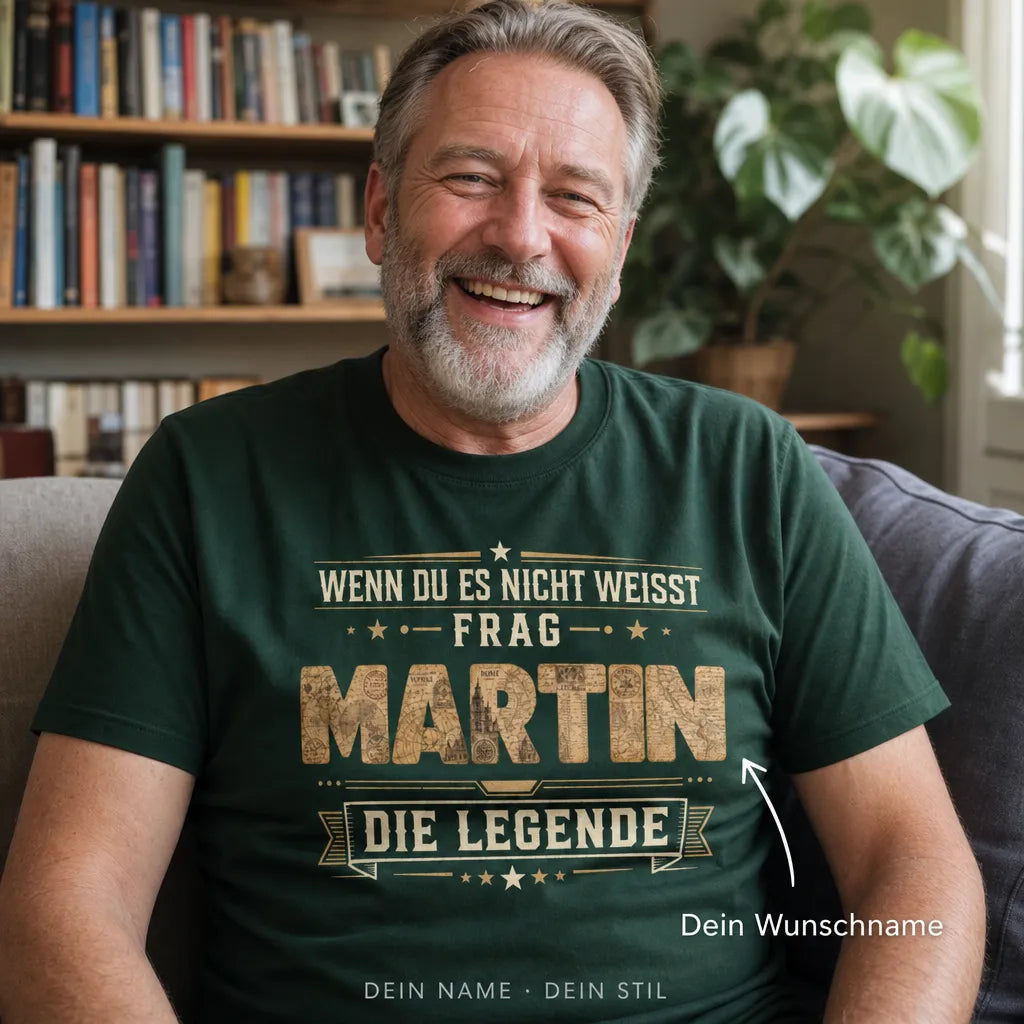 Personalisiertes Persönlichkeit T-Shirt mit Namen - Nicht jeder versteht mich