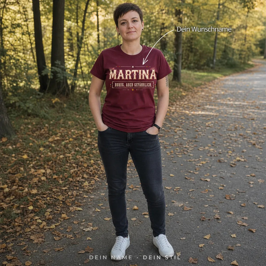 Personalisiertes Spruch T-Shirt mit Namen - Nicht jeder versteht mich