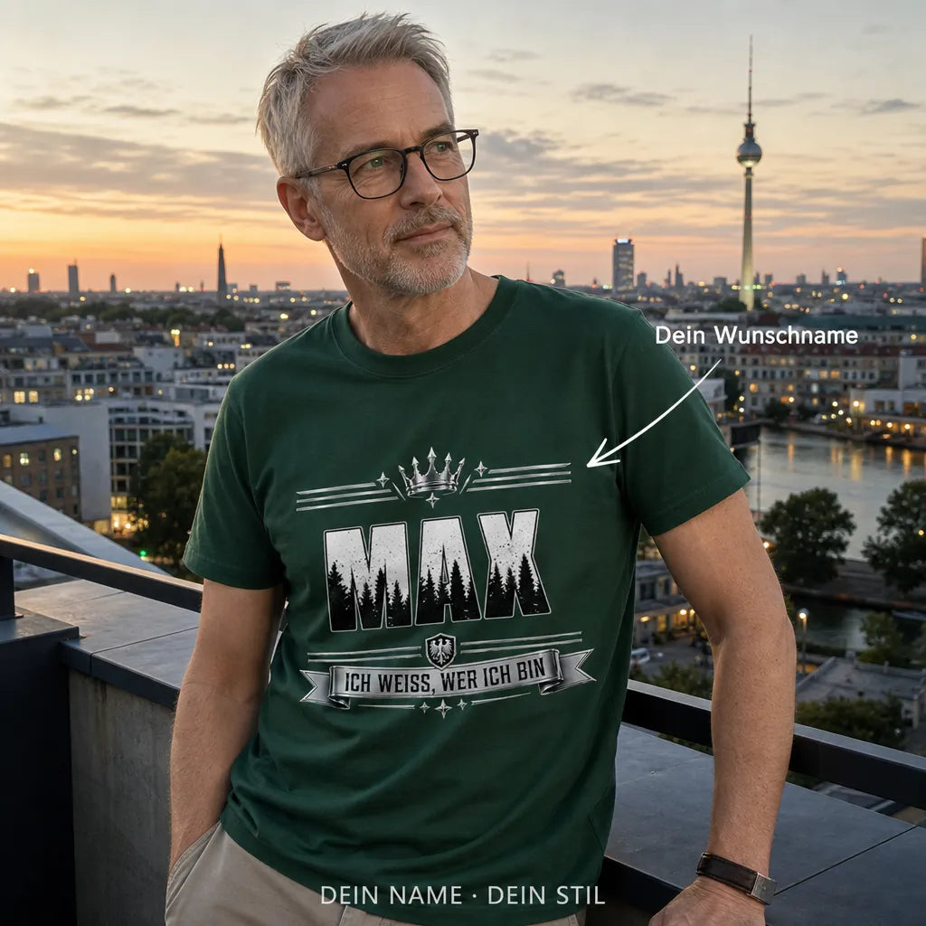 Personalisiertes Legende T-Shirt mit Namen - Die Legende rockt immer