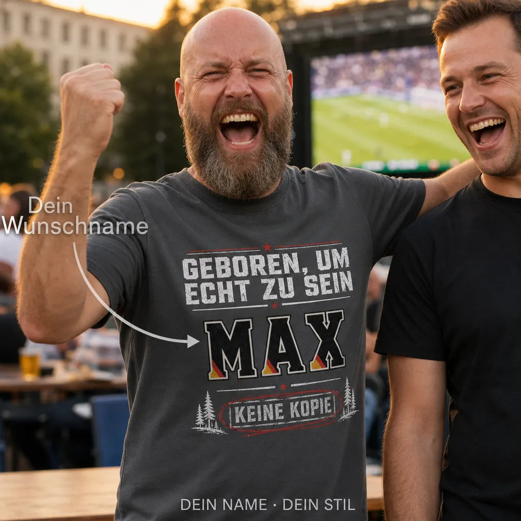 Personalisiertes Fußball Deutschland T-Shirt mit Namen - Alles unter Kontrolle