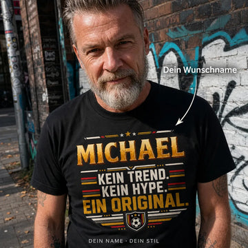Personalisiertes Fußball T-Shirt mit Namen - Kein Trend. Ein Original.