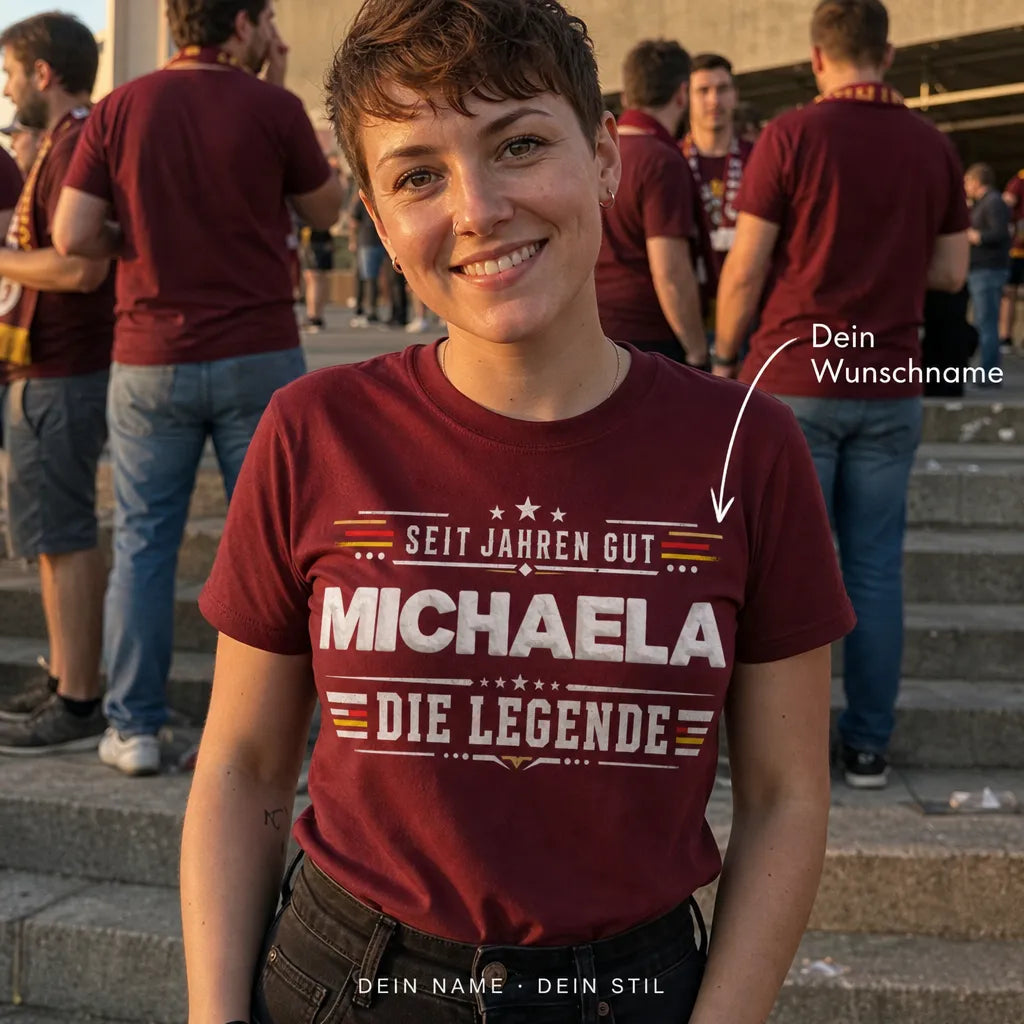 Personalisiertes Fußball T-Shirt mit Namen - Hat Fußball verstanden