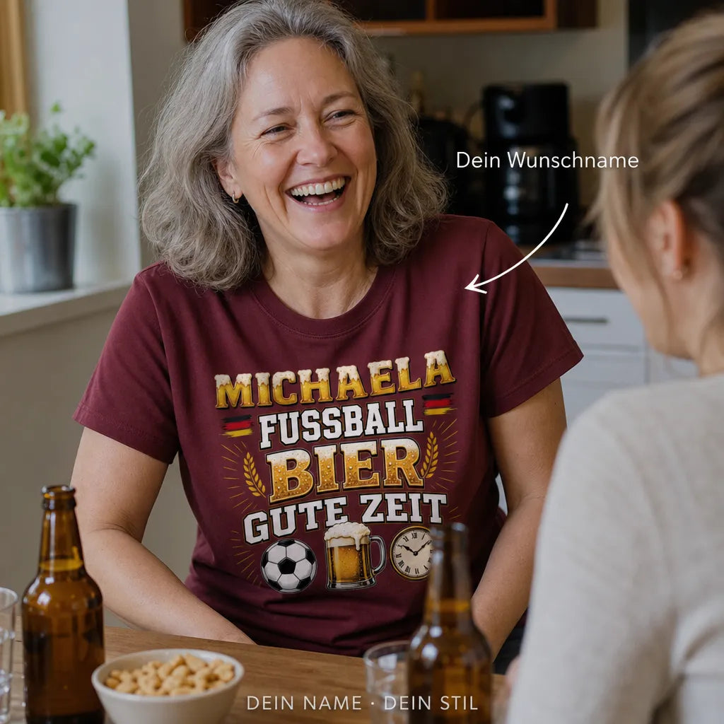 Personalisiertes Bier T-Shirt mit Namen - Der wahre Biermeister