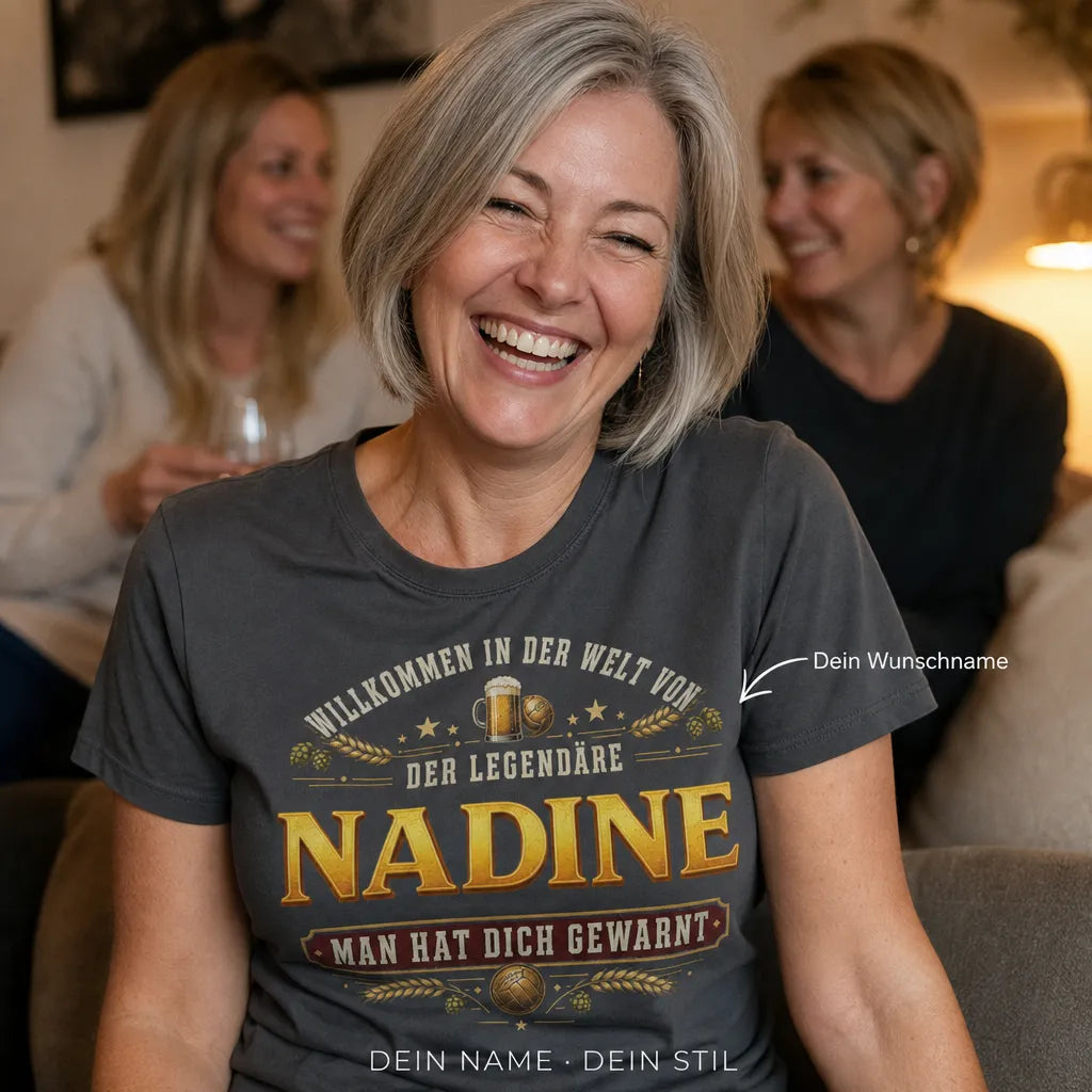 Personalisiertes Welt T-Shirt mit Namen - Willkommen in meiner Welt