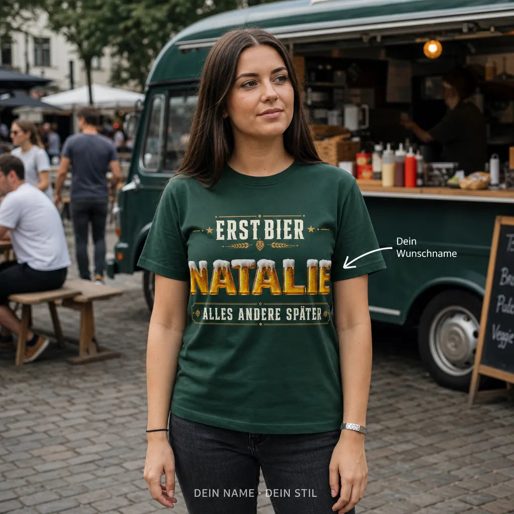 Personalisiertes Legende Fußball T-Shirt mit Namen - Man hat dich gewarnt