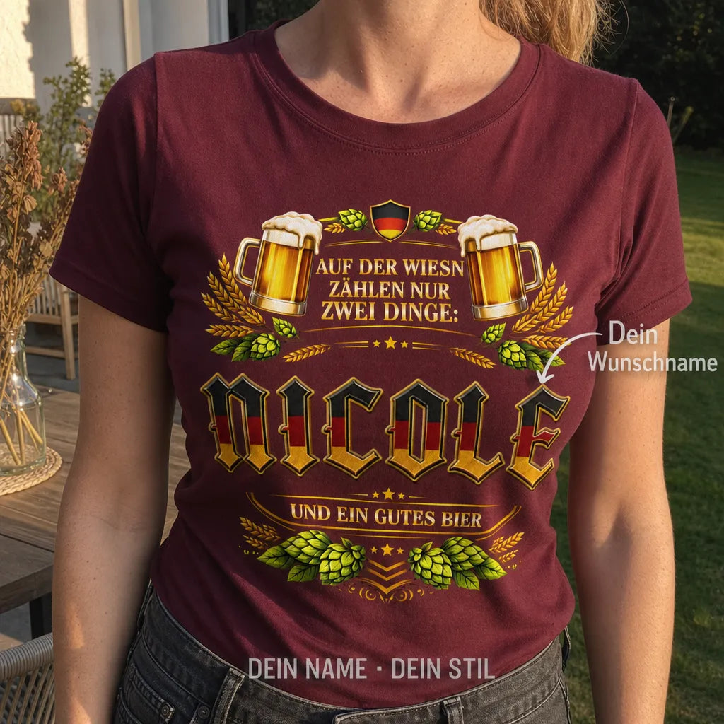 Personalisiertes Oktoberfest T-Shirt mit Namen - Du bist das Fest!