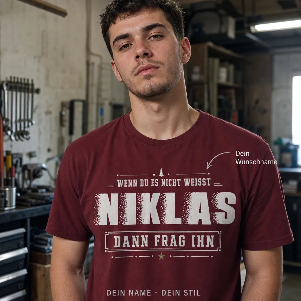 Personalisiertes Legende T-Shirt mit Namen - Die Legende rockt immer