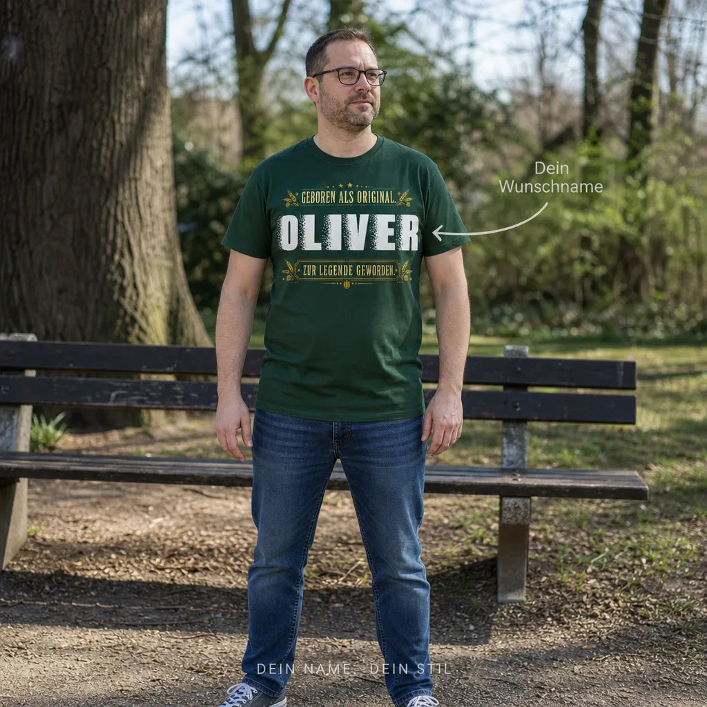 Personalisiertes Spruch T-Shirt mit Namen - Nicht mein Problem!