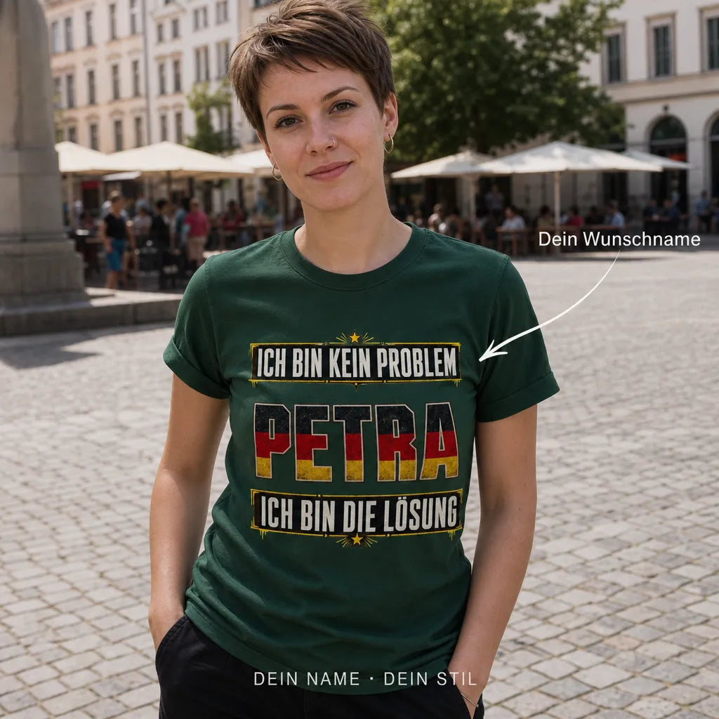 Personalisiertes Deutschland T-Shirt mit Namen - Alles unter Kontrolle