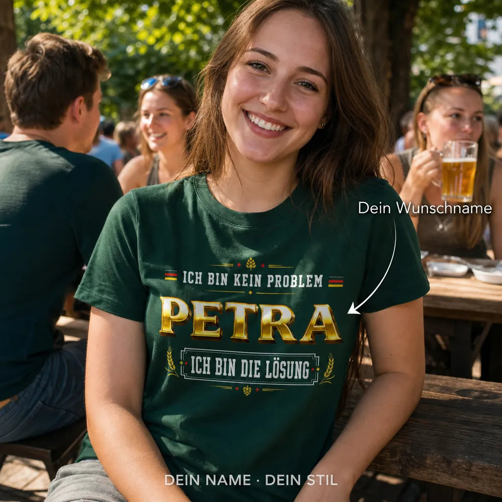 Personalisiertes Deutschland T-Shirt mit Namen - Stolz und unvergleichlich