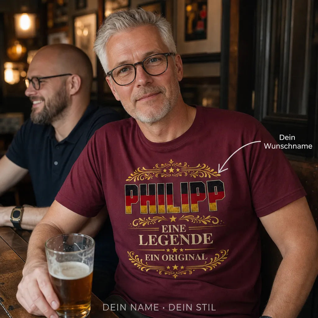 Personalisiertes Legende T-Shirt mit Namen - Seit Jahren einfach gut