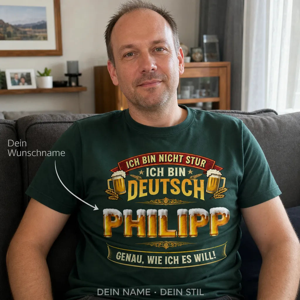 Personalisiertes Oktoberfest T-Shirt mit Namen - Wiesn Modus an!
