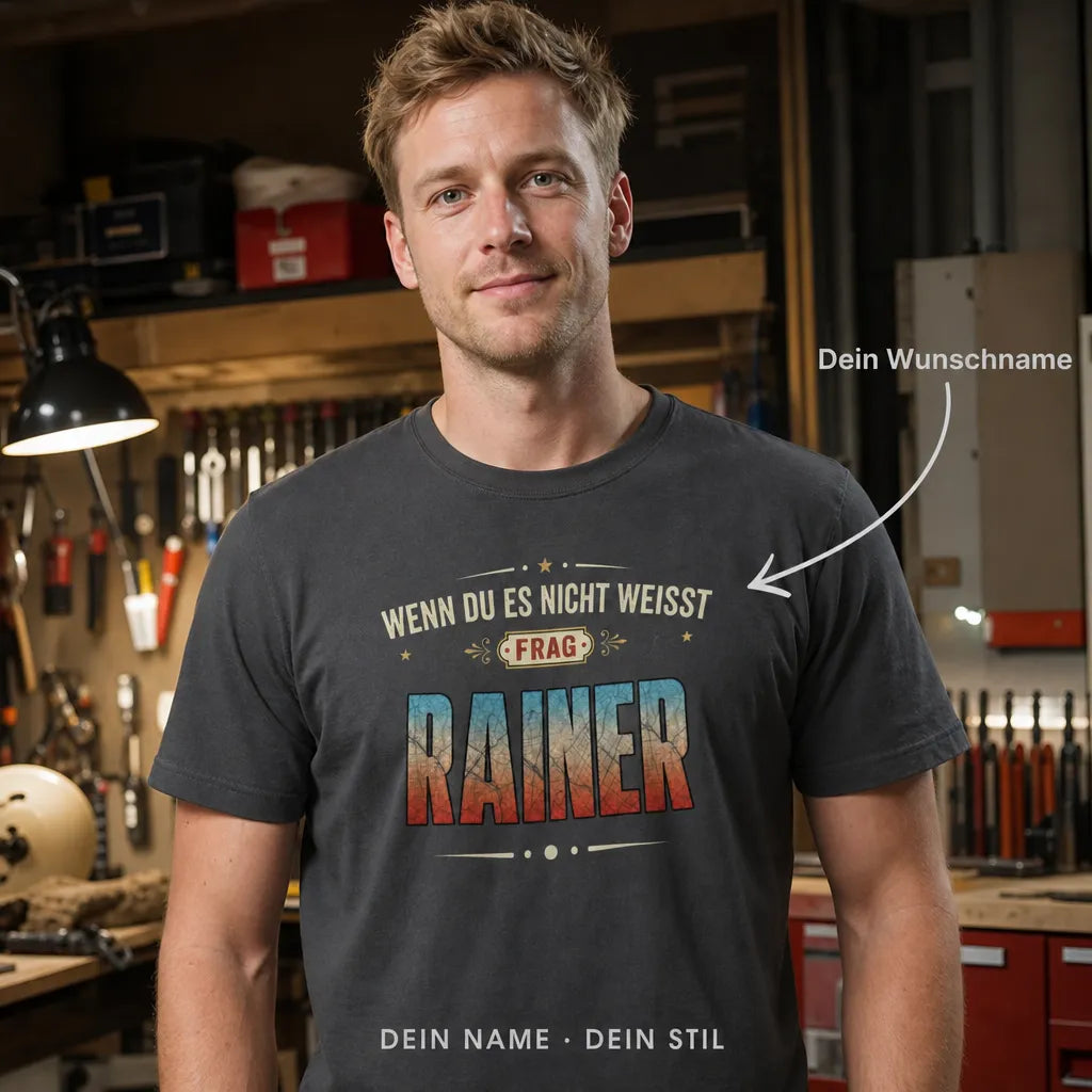 Personalisiertes Deutschland T-Shirt mit Namen - Alles unter Kontrolle