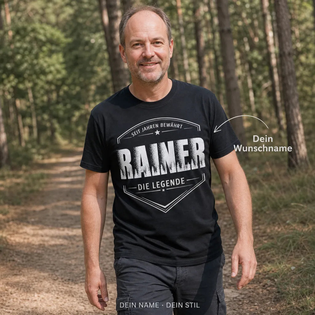 Personalisiertes Legende T-Shirt mit Namen - Seit Jahren bewährt