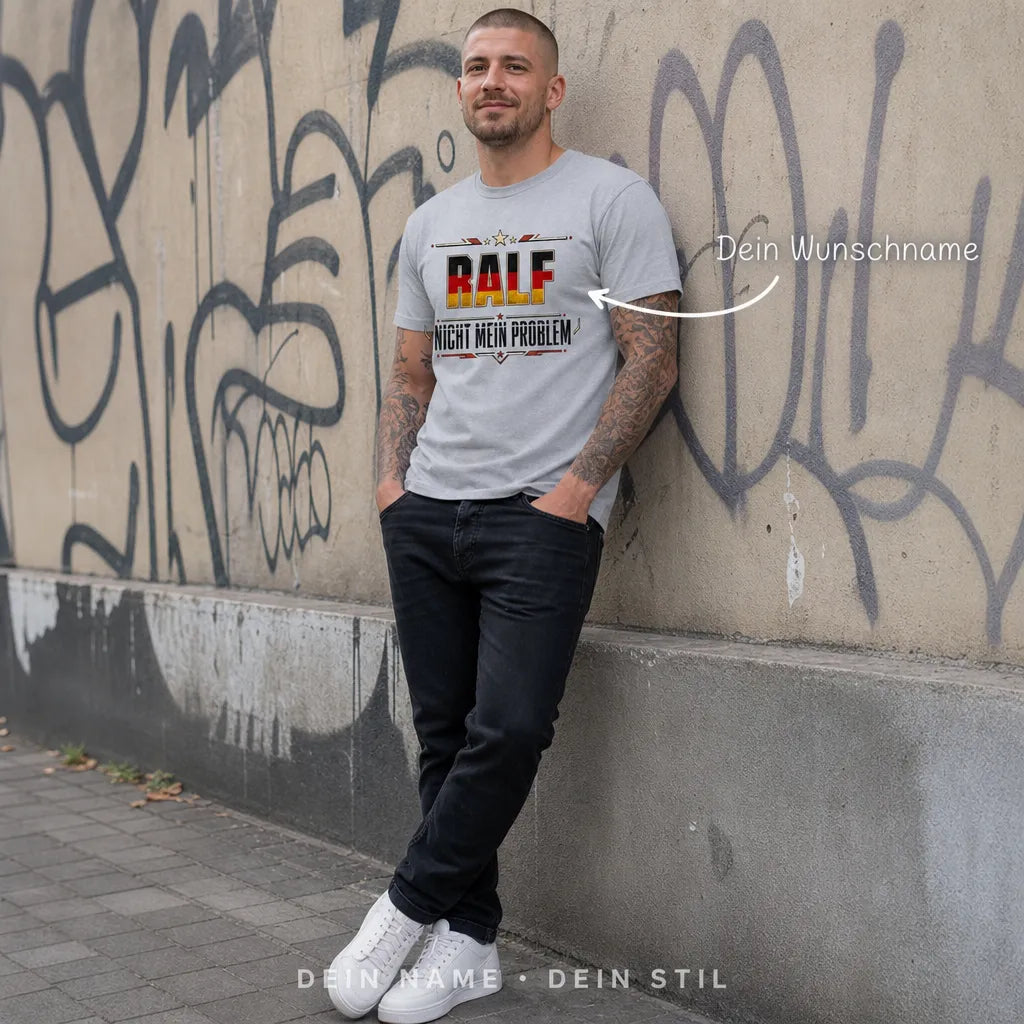 Personalisiertes Fußball Deutschland T-Shirt mit Namen - Alles unter Kontrolle