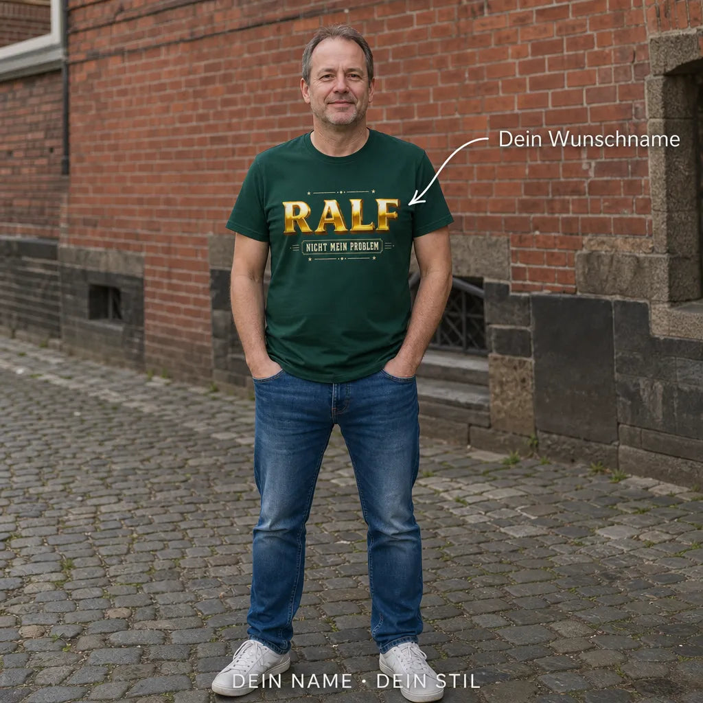 Personalisiertes Legende T-Shirt mit Namen - Geboren als Original
