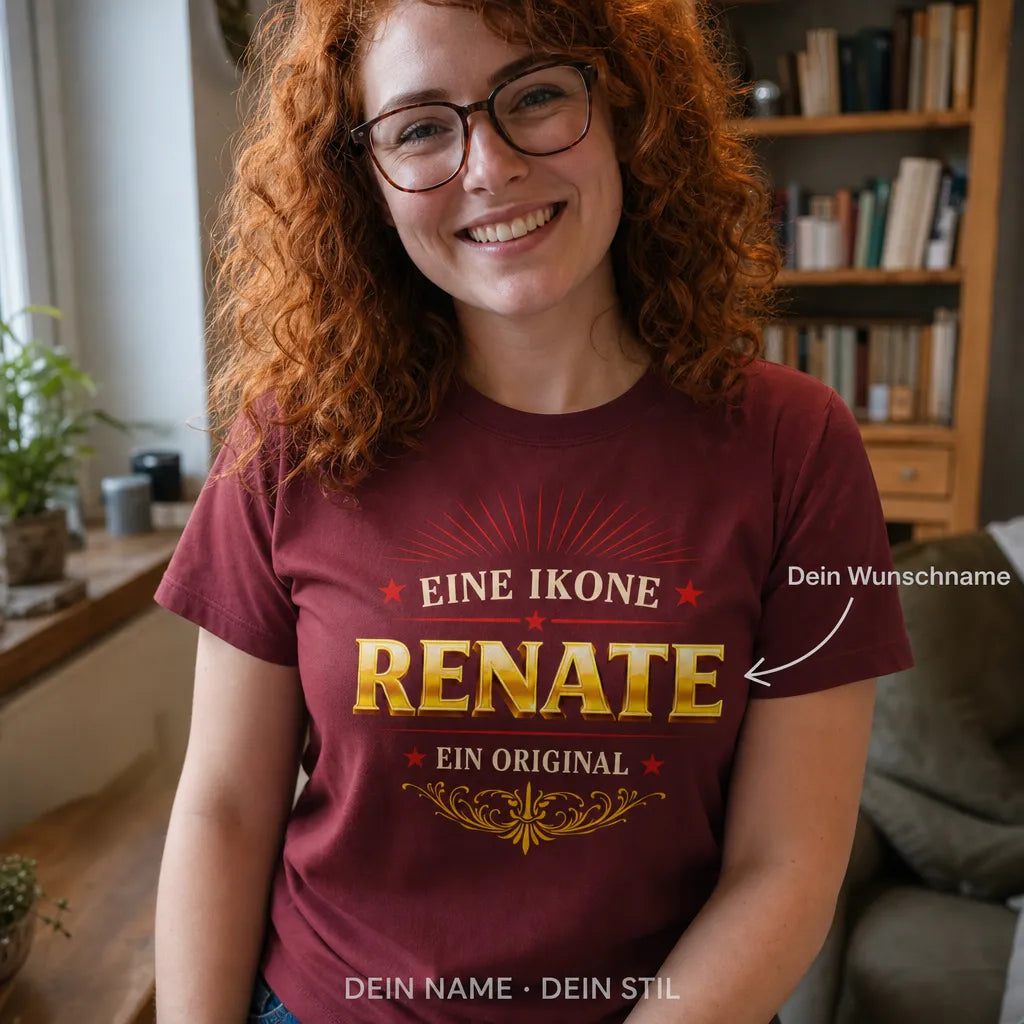 Personalisiertes Original T-Shirt mit Namen - Zeitlos und einzigartig