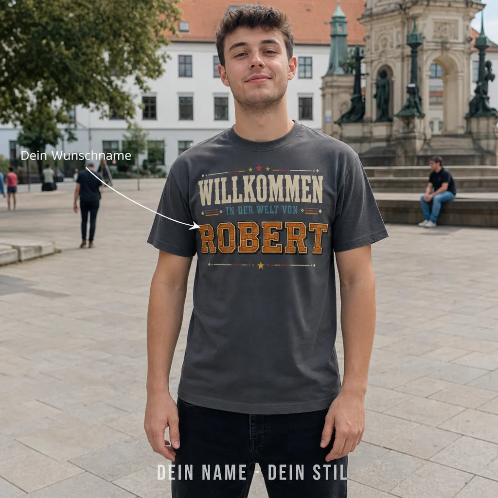 Personalisiertes Original T-Shirt mit Namen - Natürlich habe ich Recht
