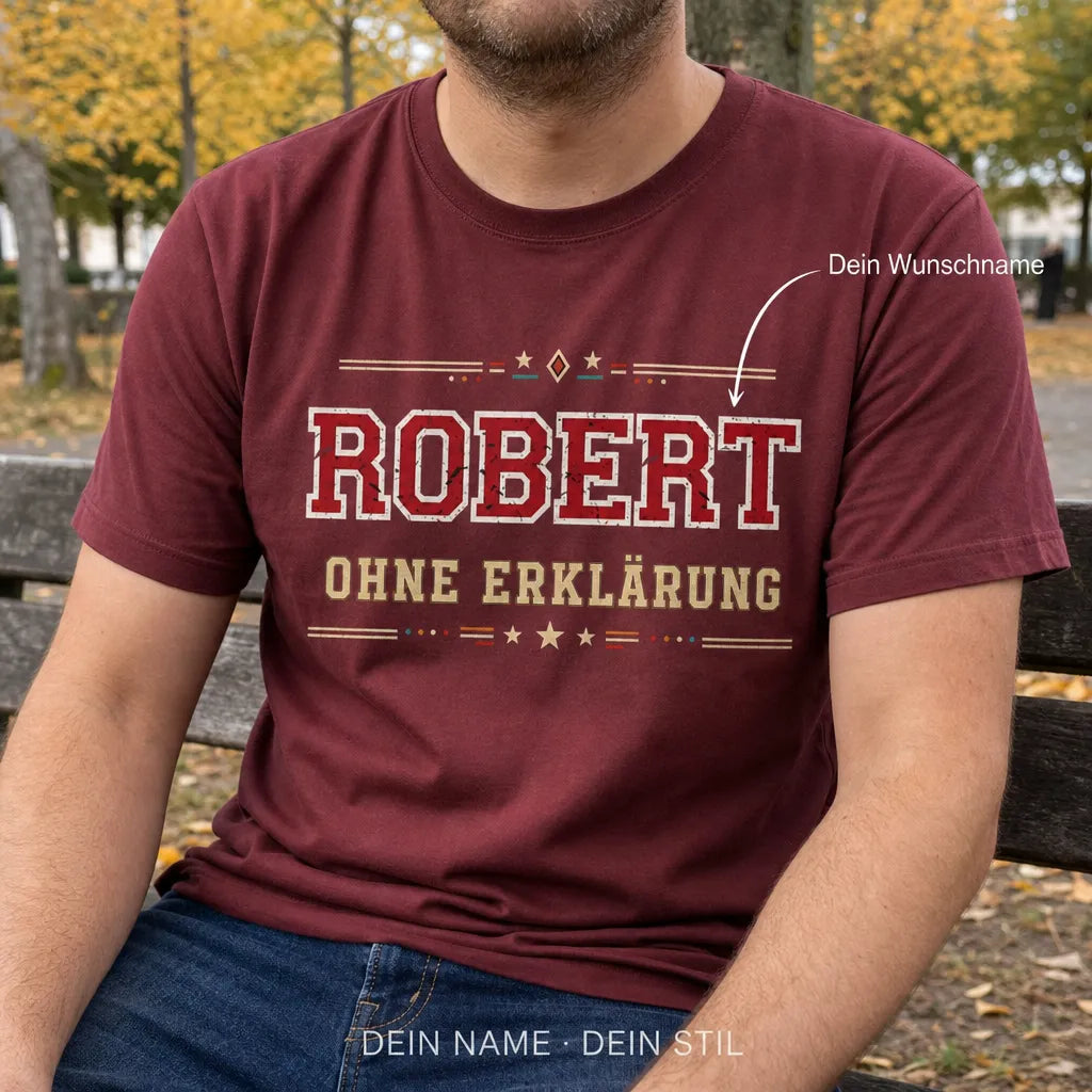 Personalisiertes Legende T-Shirt mit Namen - Man hat dich gewarnt