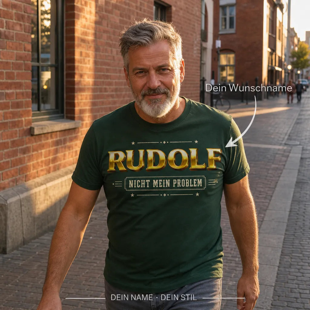 Personalisiertes Legende T-Shirt mit Namen - Eine Legende, ein Original