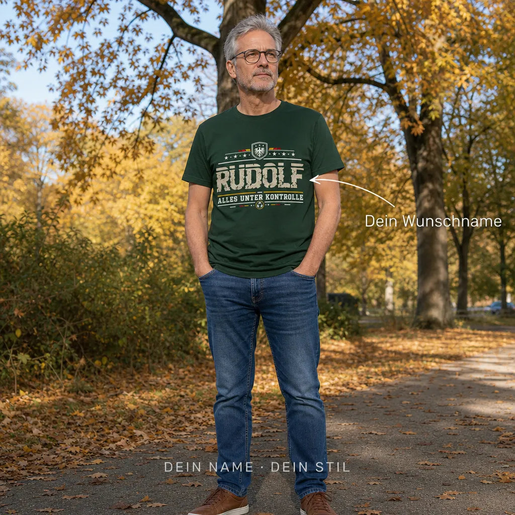 Personalisiertes Natur T-Shirt mit Namen - Echtes Naturkind