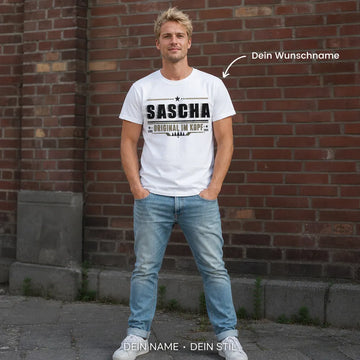 Personalisiertes Natur Outdoor T-Shirt mit Namen - Original im Kopf