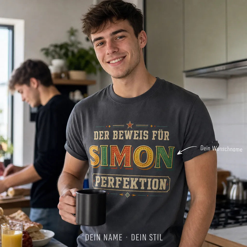 Personalisiertes Deutschland T-Shirt mit Namen - Ich bin die Lösung