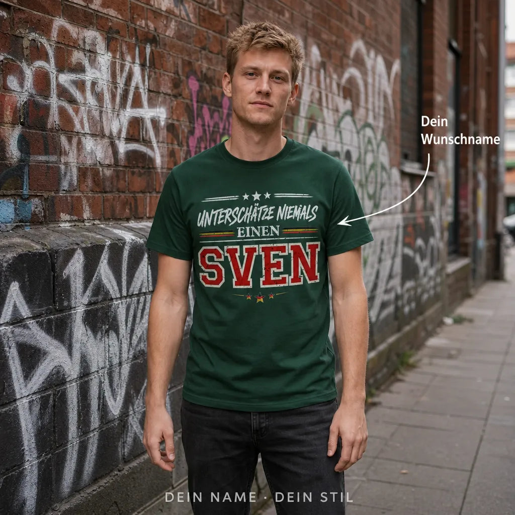 Personalisiertes Legende Deutschland T-Shirt mit Namen - Frag mich, ich bin die Legende