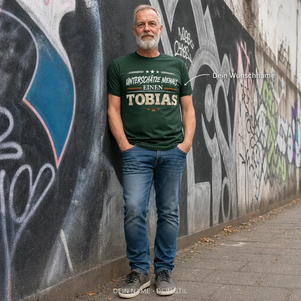 Personalisiertes Deutschland T-Shirt mit Namen - Glaub mir, ich weiß wie