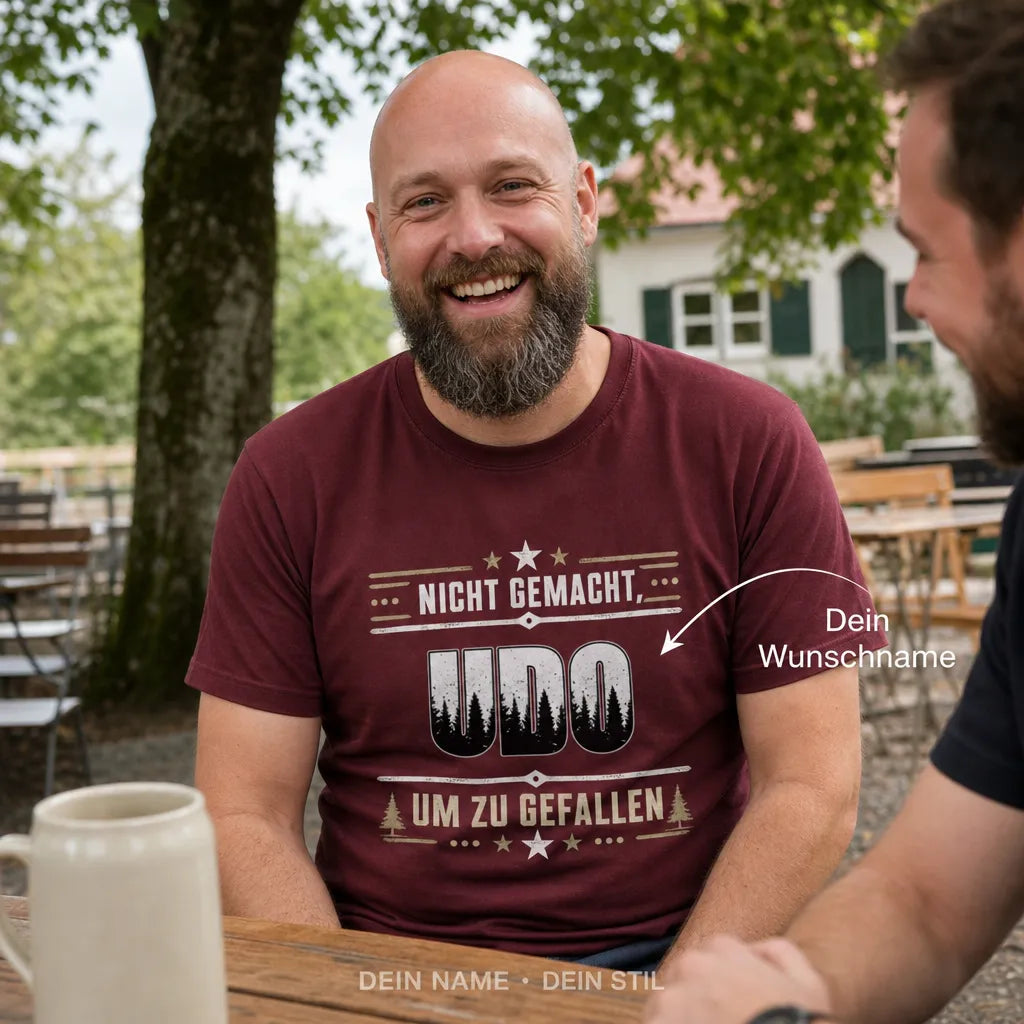 Personalisiertes Natur T-Shirt mit Namen - Echtes Naturkind