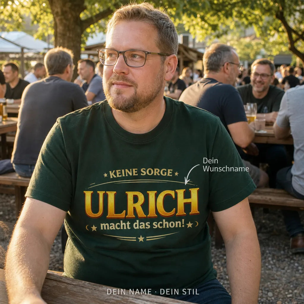 Personalisiertes Persönlichkeit T-Shirt mit Namen - Klar, direkt, kein Gelaber